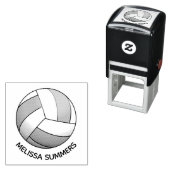 Volleyball Ball Custom Name Permastempel (Beispiel)