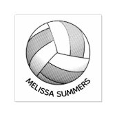 Volleyball Ball Custom Name Permastempel (Design)
