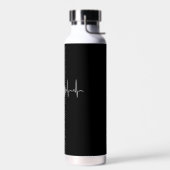 Volleyball Ball Heartbeat Trinkflasche (Links)