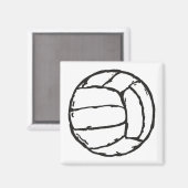 Volleyball Ball Magnet (Vorderseite/Rückseite)