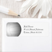 Volleyball Ball Mailing Labels (Insitu)