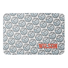 Volleyball Ball Muster Sportdekoration Teens Fun Badematte