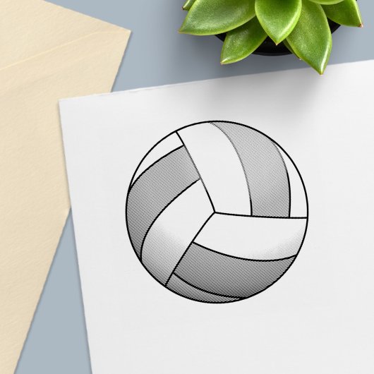 Volleyball Ball Permastempel