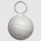 Volleyball Basic Button Schlüsselanhänger (Vorderseite)