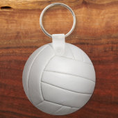Volleyball Basic Button Schlüsselanhänger (Vorderseite)