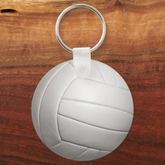 Volleyball Basic Button Schlüsselanhänger (Vorderseite)