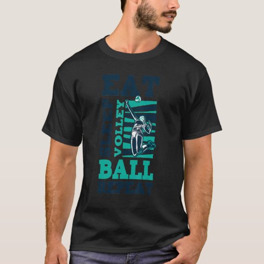 Volleyball Beach Volleyball Indoor Volleyball Midd T-Shirt (Vorderseite)