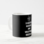 Volleyball Beach Volleyball Team Geschenk Idee Kaffeetasse (Vorderseite Links)
