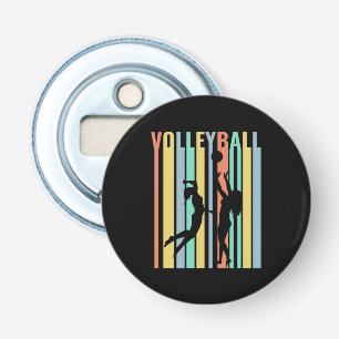 Volleyball Beachvolleyball Retro Flaschenöffner