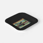 Volleyball Beachvolleyball Retro Pappteller (Gewinkelt)