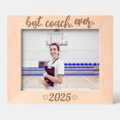 Volleyball Best Coach Ever Custom Year Geätzte Rahmen
