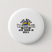 Volleyball Birth Year Name Number  Button (Vorderseite)