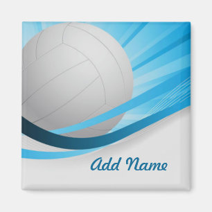 Volleyball blau Anpassen Magnet