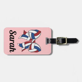 Volleyball Bow Sports Tag Gepäckanhänger