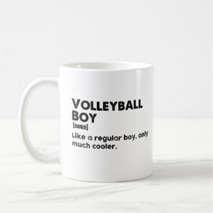 Volleyball Boy Funny Definition Kaffeetasse