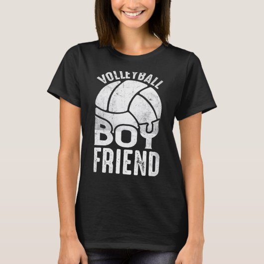 Volleyball Boyfriend Coach Fan Player  1 T-Shirt (Vorderseite)