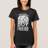 Volleyball Boyfriend Coach Fan Player T-Shirt (Vorderseite)