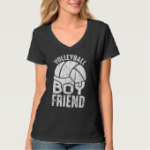 Volleyball Boyfriend Coach Fan Player T-Shirt (Vorderseite)