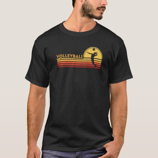 Volleyball Boys Men T-Shirt (Vorderseite)