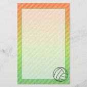 Volleyball; Briefpapier (Vorderseite)