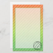 Volleyball; Briefpapier (Vorne/Hinten)