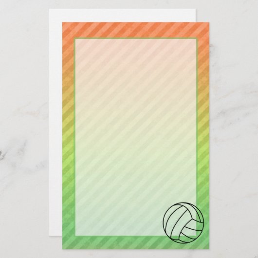 Volleyball; Briefpapier (Vorne/Hinten)
