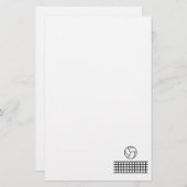 Volleyball Briefpapier (Vorne/Hinten)