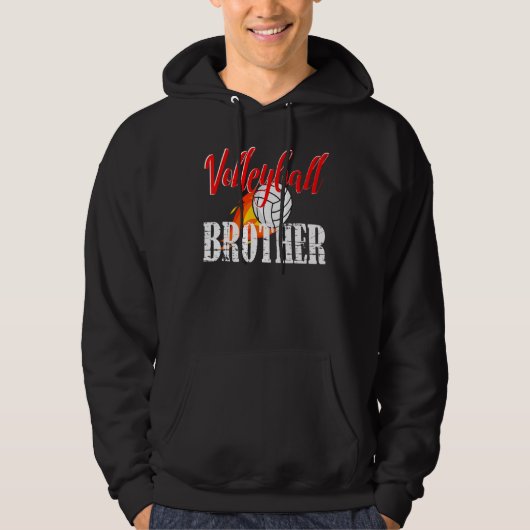 Volleyball Brother Volleyball Hoodie (Vorderseite)