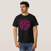 Volleyball-Brustpink T-Shirt (Vorne ganz)