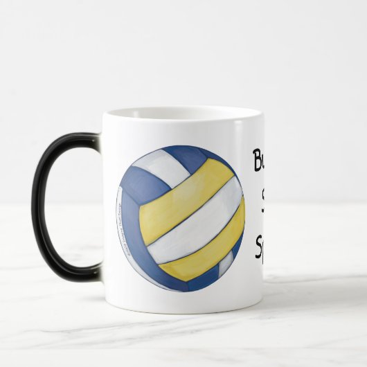 Volleyball Bump, Set, Spike Tasse (Links)