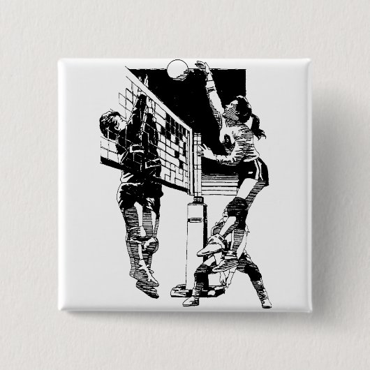 Volleyball Button (Vorderseite)