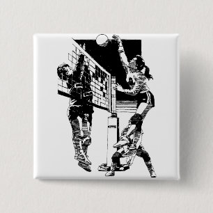 Volleyball Button