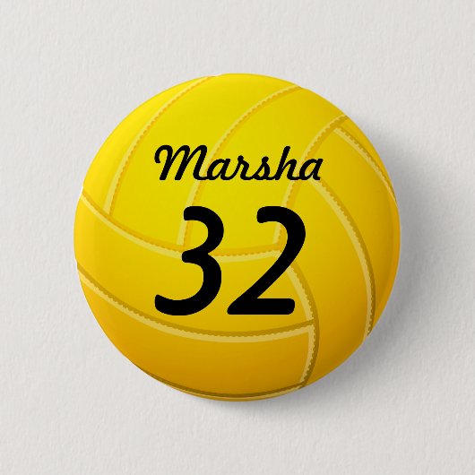 Volleyball Button (Vorderseite)