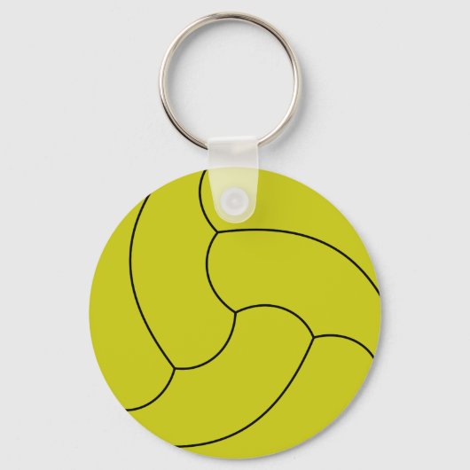 Volleyball Button Schlüsselanhänger (Vorderseite)