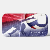 Volleyball Case-Mate iPhone Hülle (Rückseite (Horizontal))