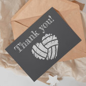 Volleyball-Chalkboard-Herz Dankeskarte