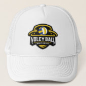 Volleyball Championship Trucker Hat Truckerkappe (Vorderseite)