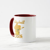 Volleyball Chick #10 Tasse (Vorderseite Links)