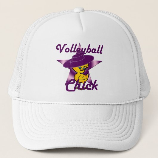 Volleyball Chick #9 Truckerkappe (Vorderseite)