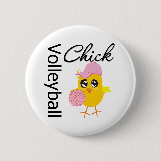 Volleyball Chick Button (Vorderseite)