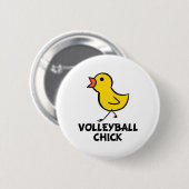 Volleyball Chick Button (Vorne & Hinten)
