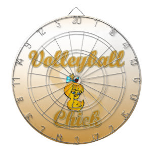 Volleyball Chick Dartscheibe