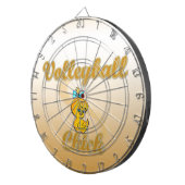 Volleyball Chick Dartscheibe (Vorderseite rechts)