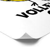 Volleyball Chick Poster (Ecke)