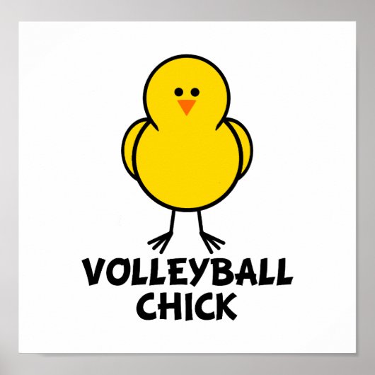 Volleyball Chick Poster (Vorne)