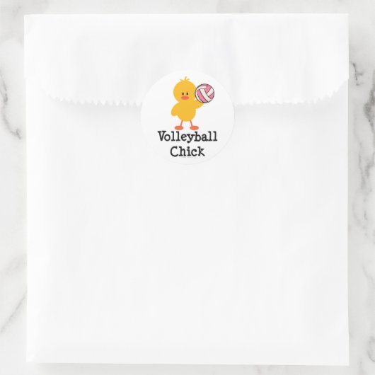 Volleyball Chick Stickers (Tasche)