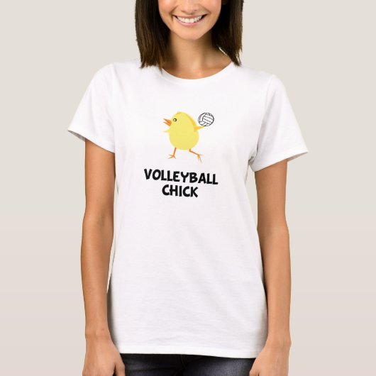 Volleyball Chick T-Shirt (Vorderseite)