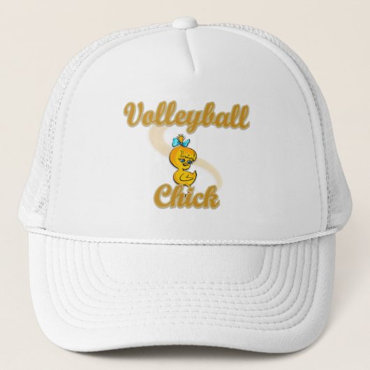 Volleyball Chick Truckerkappe (Vorderseite)