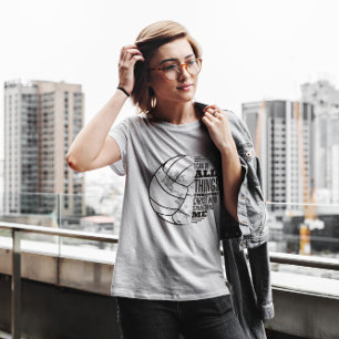 Volleyball Christ Zitat T-Shirt