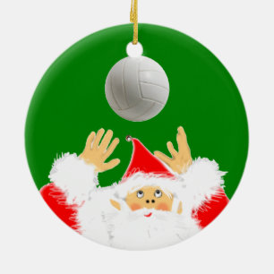 Volleyball Christmas Collectif Keramikornament